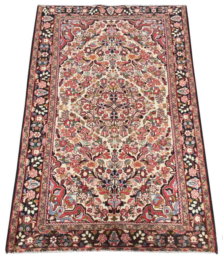 4.11 x 7.9 Multi-Color Persian Borchelu Rug 81622