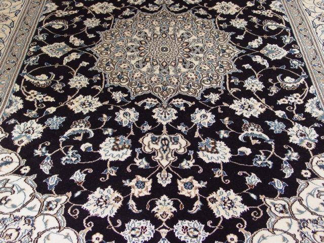 7x10 Authentic Handmade Silk & Wool Persian Nain Rug - bestrugplace