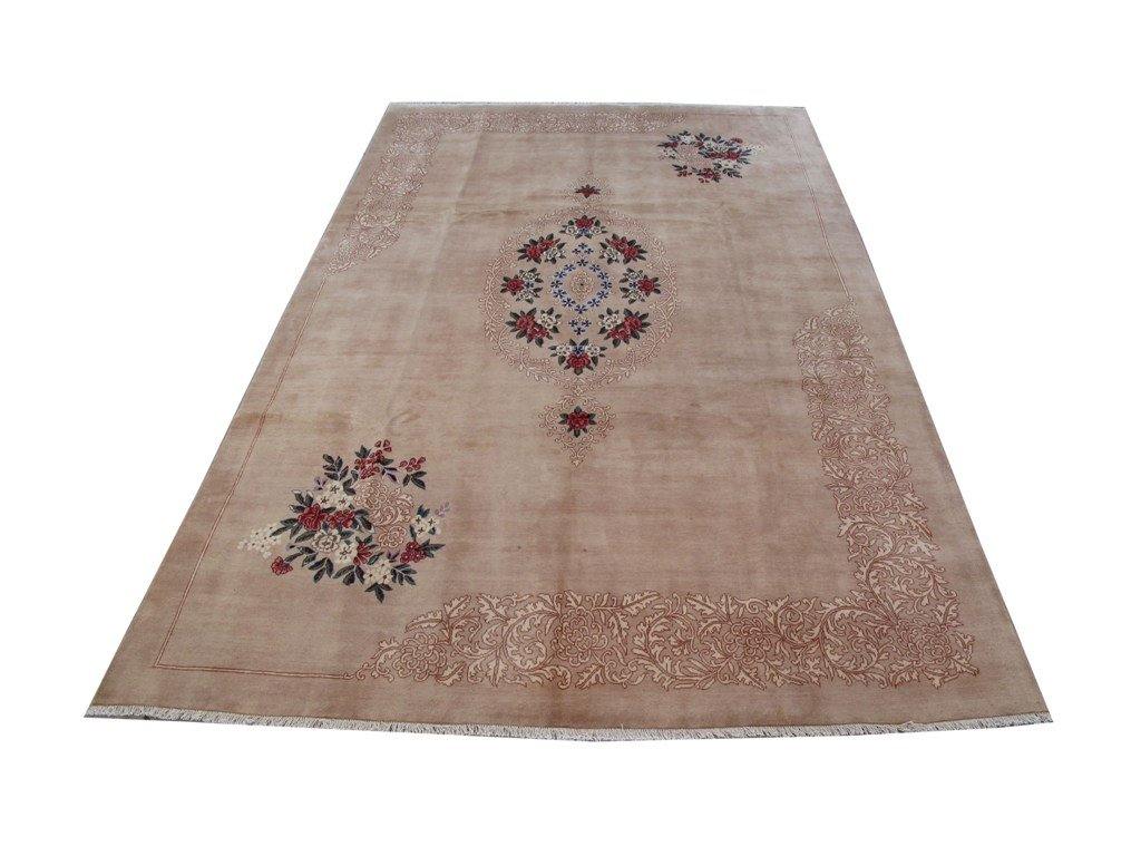 8x13 Authentic Hand Knotted Persian Kerman Rug - Iran - bestrugplace