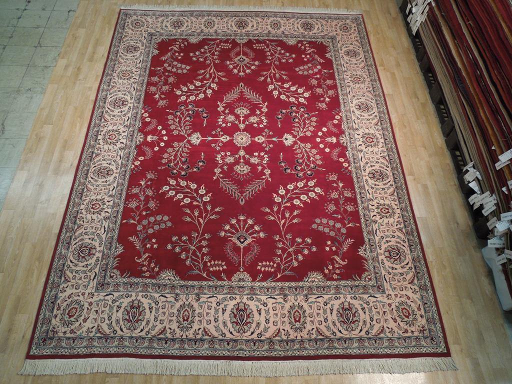 Radiant 9x12 Authentic Handmade Fine Quality Rug - Pakistan - bestrugplace