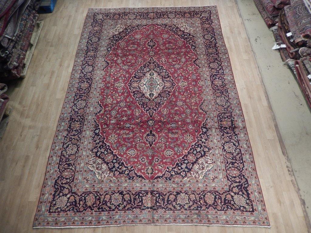8x12 Authentic Hand Knotted Fine Quality Persian Kashan Rug - Iran - bestrugplace