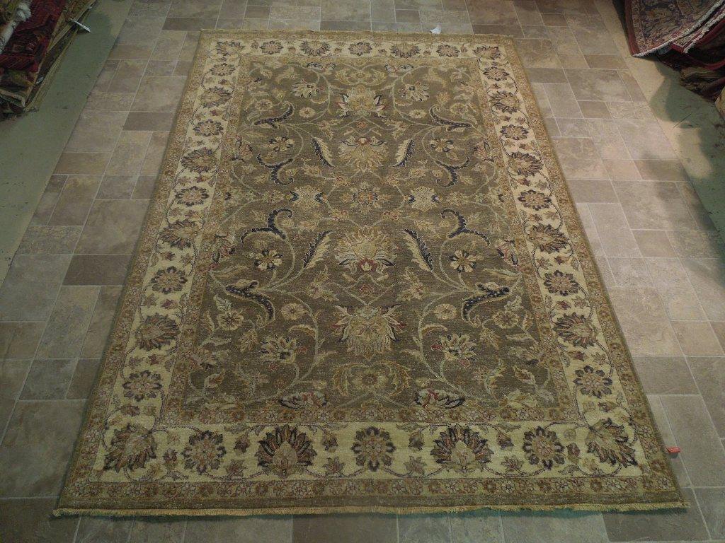 6x9 Vegetable Dyed Chobi Rug - India - bestrugplace