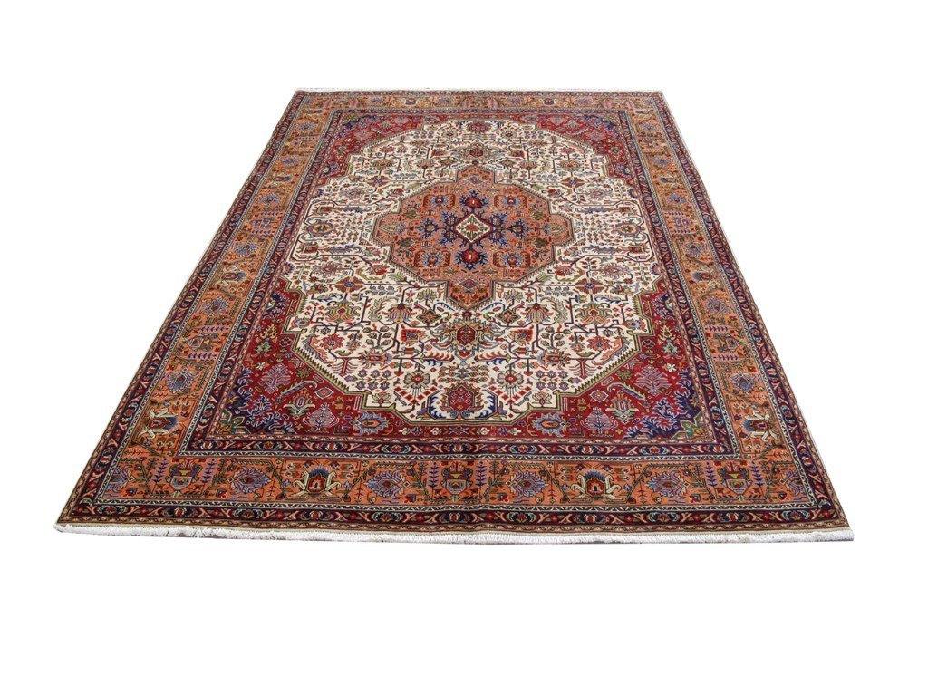 8x12 Authentic Hand Knotted Persian Tabriz Rug - Iran - bestrugplace