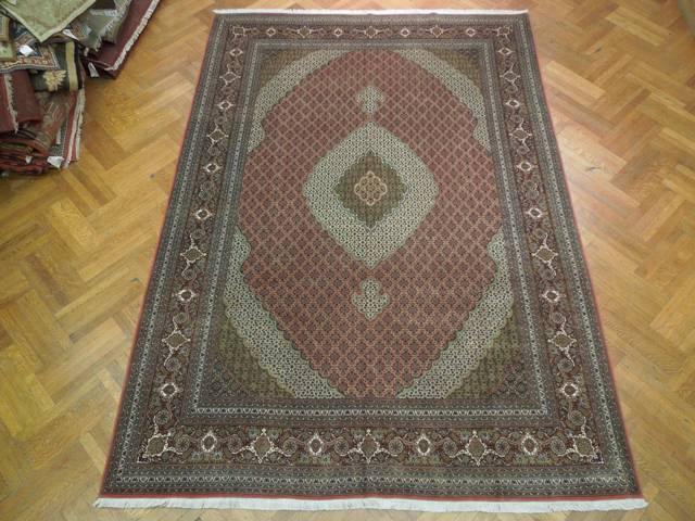8x12 Authentic Handmade Persian Tabriz Wool&Silk Rug - Iran - bestrugplace