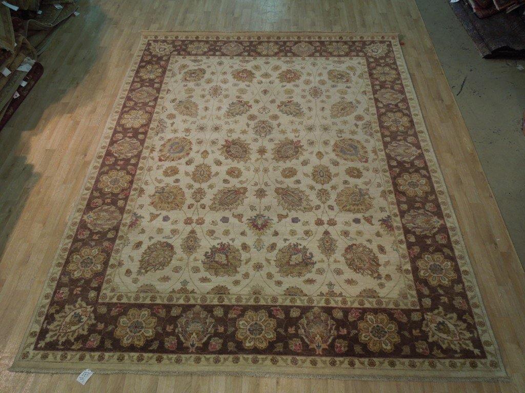 8x10 Vegetable Dyed Chobi Rug - India - bestrugplace