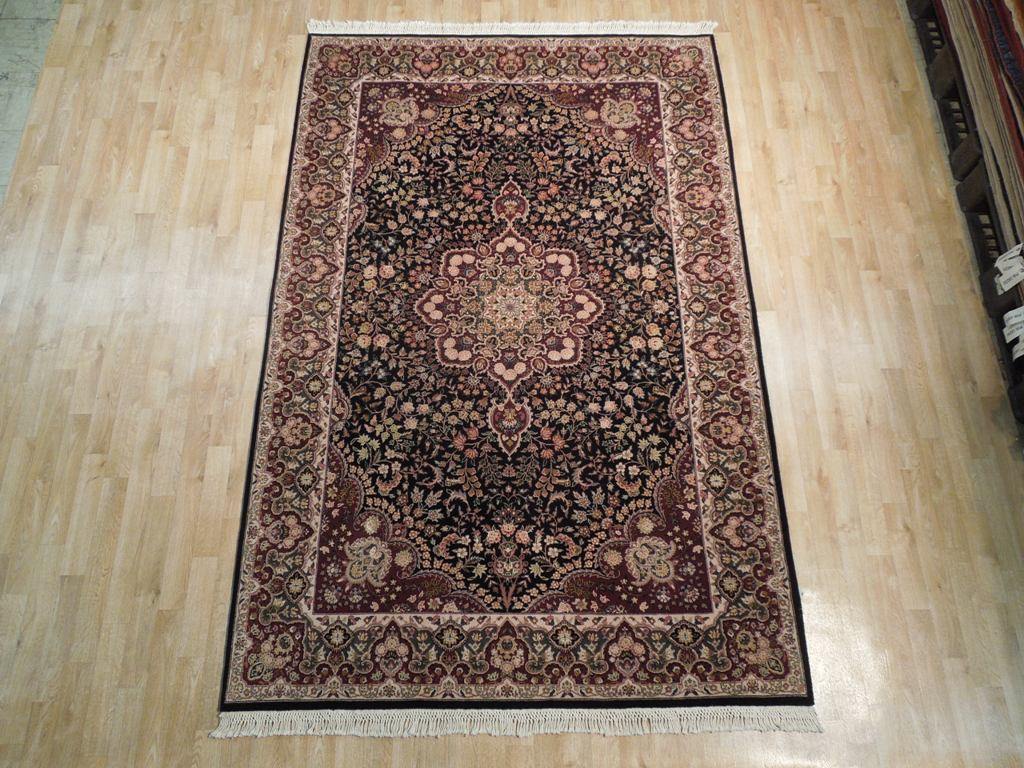 Dazzling 6x9 Authentic Handmade Lavar Wool & Silk Fine Quality Rug - China - bestrugplace