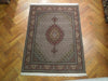 Load image into Gallery viewer, 6&#39; x 6&#39; Brown Persian Tabriz Wool &amp; Silk Rug 19993