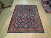 Load image into Gallery viewer, 7.2 x 9.10 Navy Blue Fine Persian Sarouk Wool Rug 72420