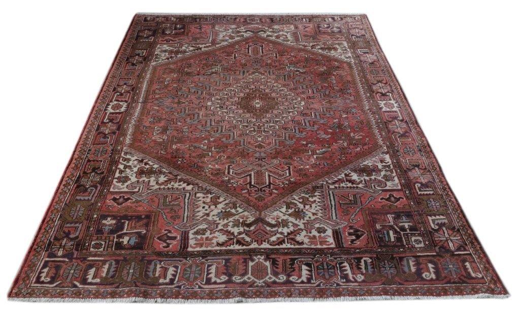 9x11 Authentic Hand-knotted Persian Heriz Rug - Iran - bestrugplace