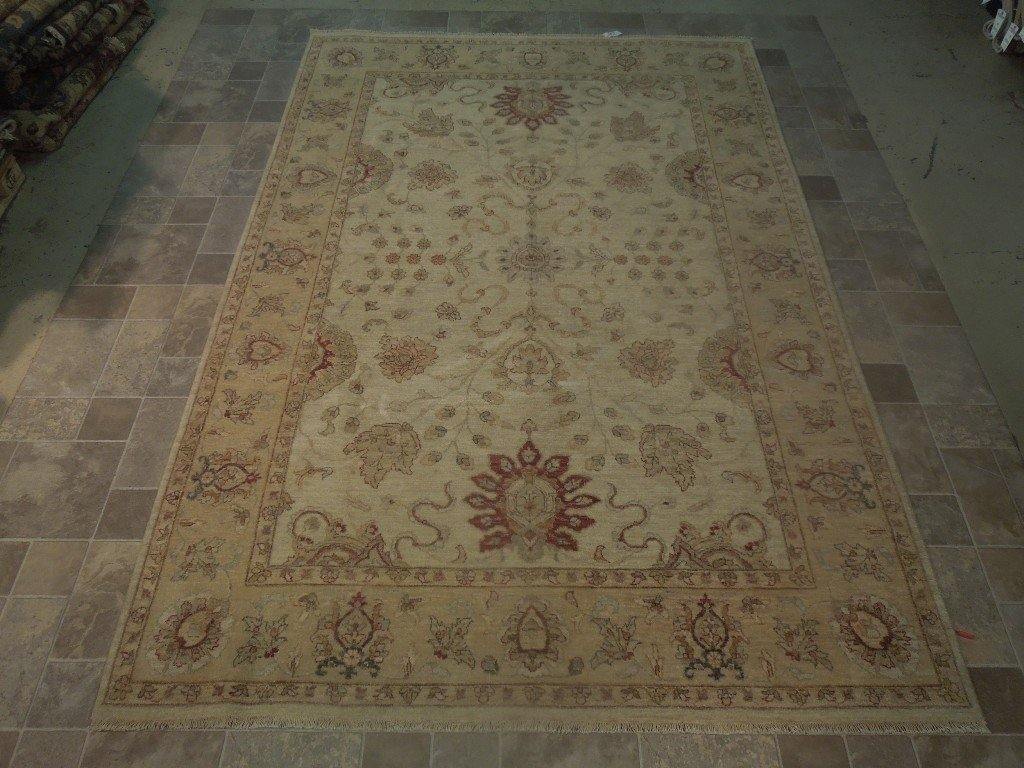 7x10 Vegetable Dyed Chobi Rug - India - bestrugplace