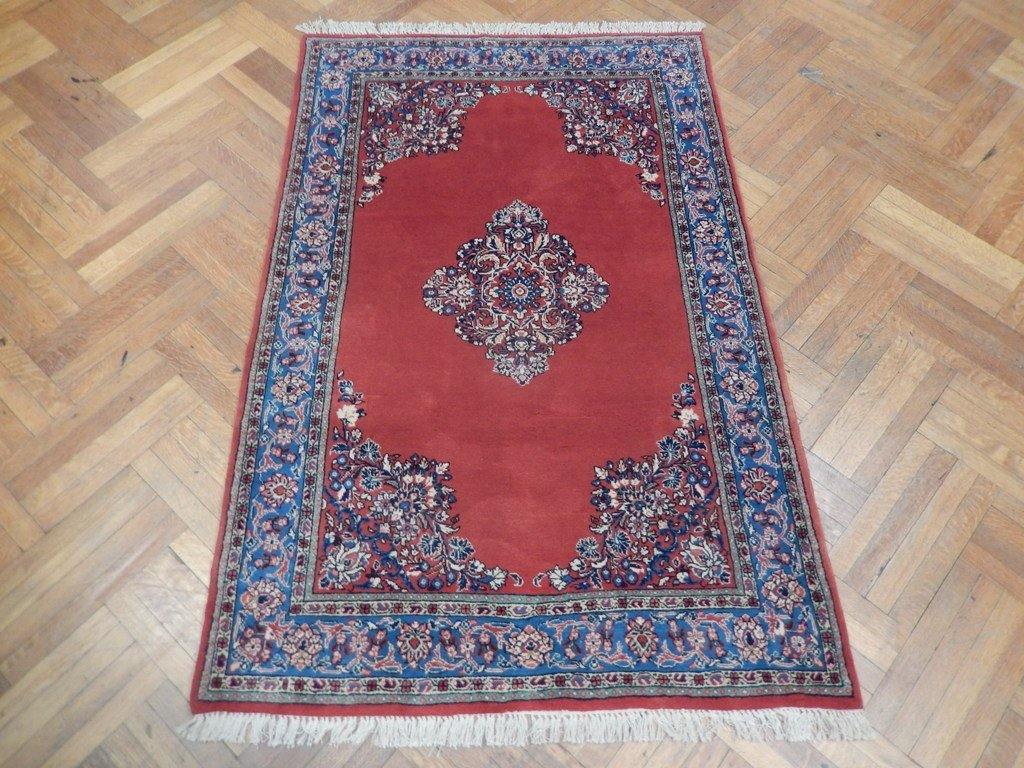 5x7 Authentic Handmade Quality Persian Sarouk Wool Rug - Iran - bestrugplace