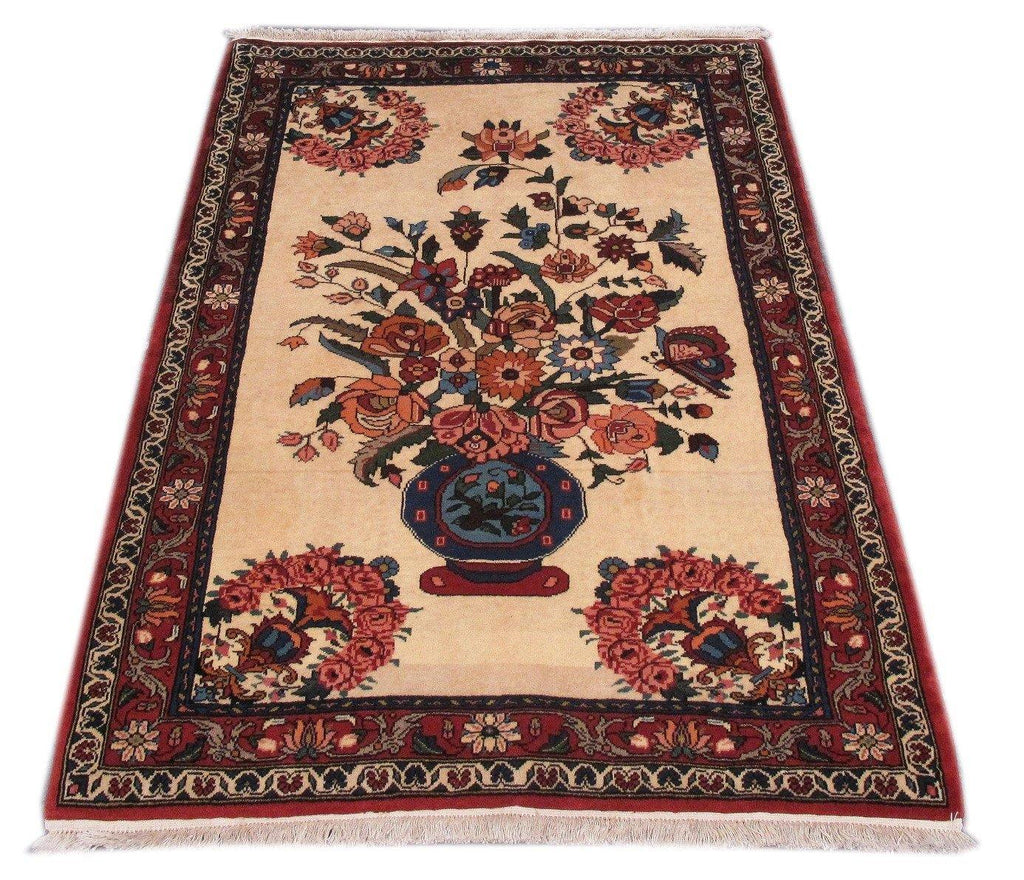 Luxurious 3x5 Authentic Hand-knotted Persian Hamadan Rug - Iran - bestrugplace
