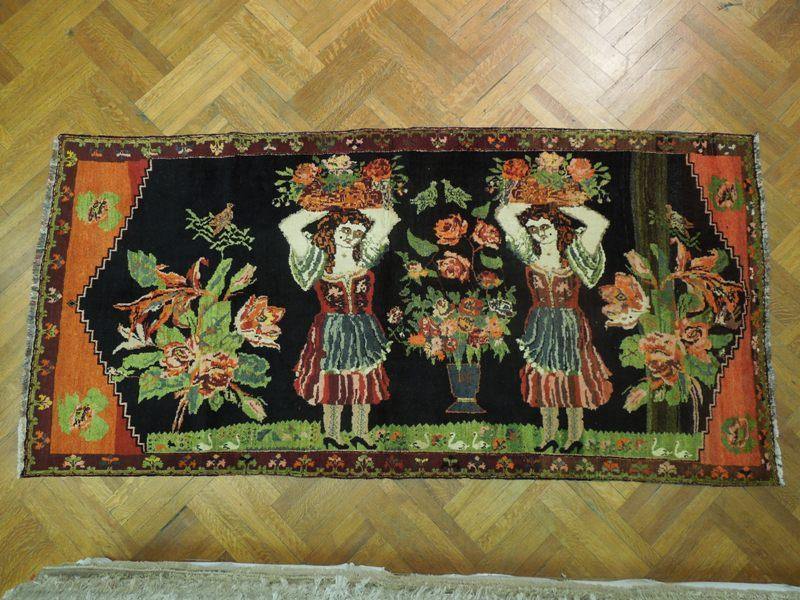 5x9 Antique """Signed""" ñ“žœ""" Russian Kazak Rug-Caucasus Region - bestrugplace