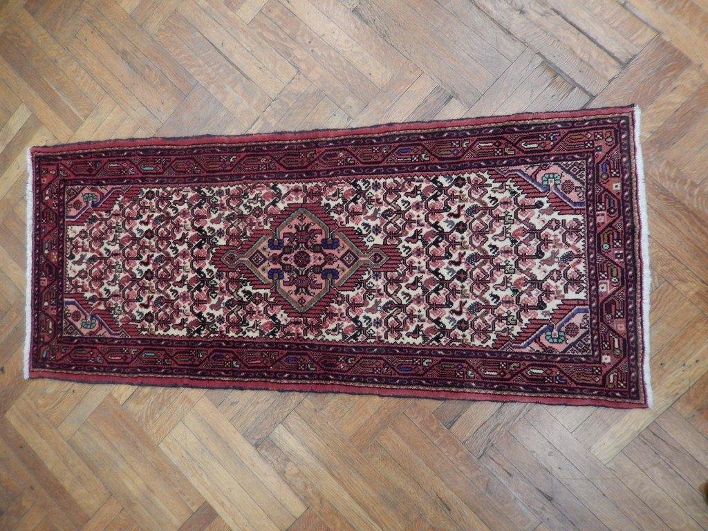 3x6 Authentic Hand Knotted Tribal Hamadan Runner - Iran - bestrugplace