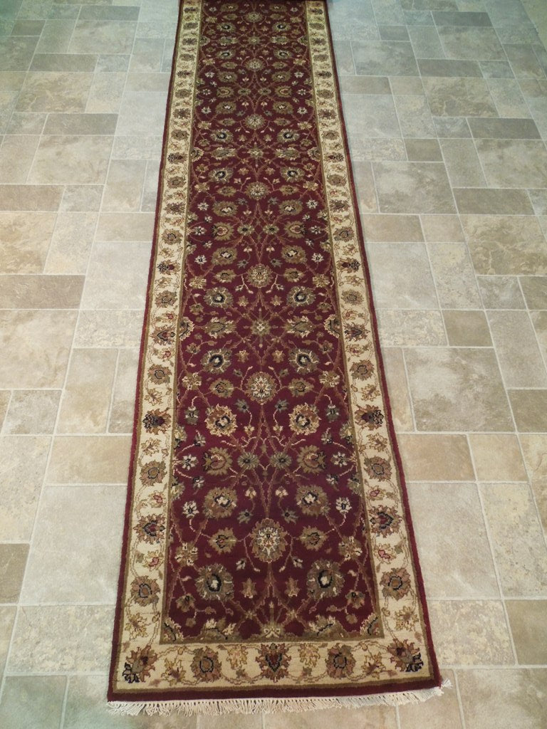 2' x 24' Red Vegetable Dyed Chobi Runner Rug 73723