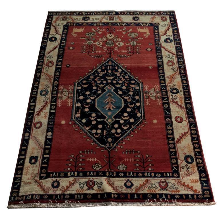 5x8 Authentic Hand-knotted Persian Arak Rug - Iran - bestrugplace