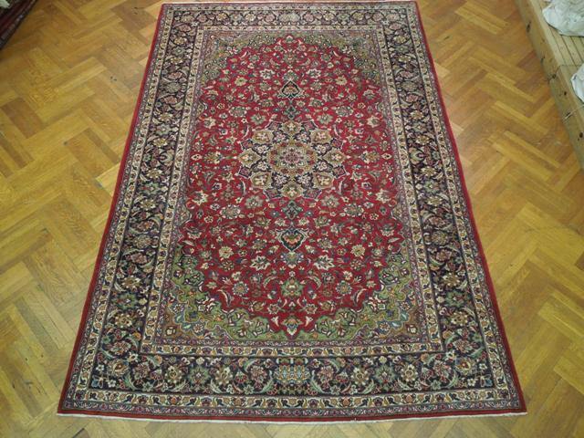 8x11 Authentic Handmade Persian Isfahan Rug - Iran - bestrugplace