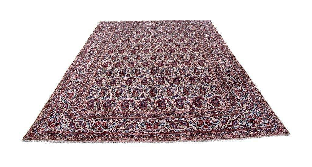 10x13 Authentic Hand Knotted Persian Kashan Rug - Iran - bestrugplace