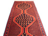 Load image into Gallery viewer, 4&#39; x 9&#39;-Antique-Red-Persian-Hamadan-Rug.jpg