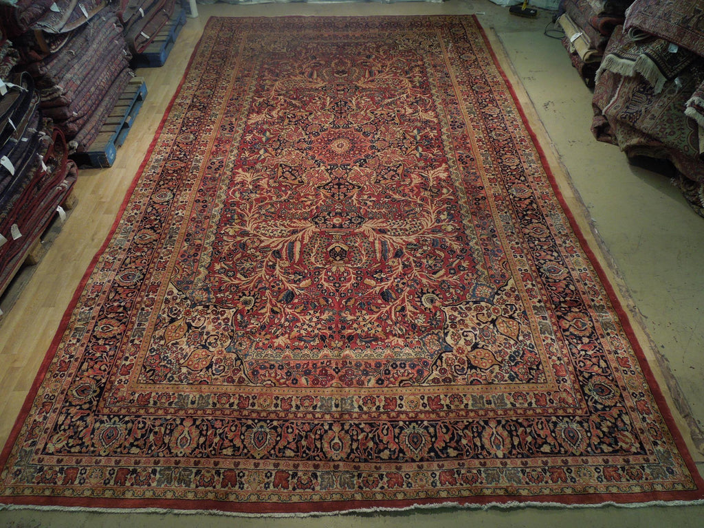 10x18 Authentic Hand-Knotted Fine Quality Persian Soltanabad Rug - Iran - bestrugplace