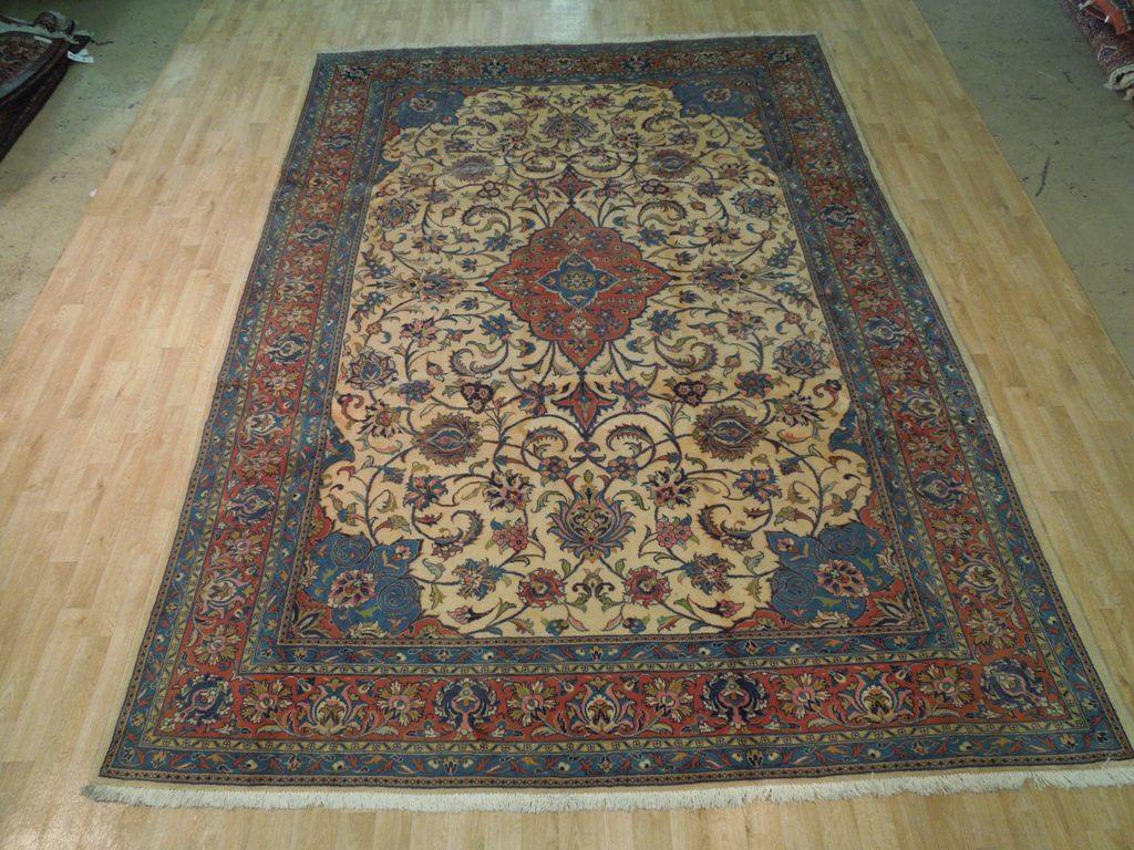8x12 Authentic Hand Knotted Fine Persian Tabriz Rug - Iran - bestrugplace