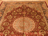 Load image into Gallery viewer, 6&#39; x 10&#39; Red &amp; Ivory Signed Persian Qum Rug 4122