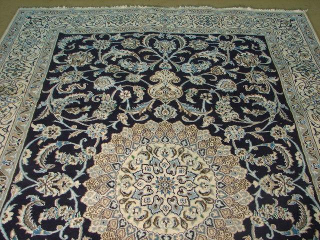7x10 Authentic Handmade High Quality Silken Persian Nain Rug - bestrugplace