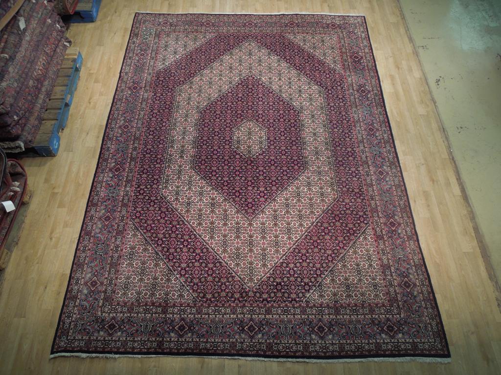 8x12 Authentic Hand Knotted Fine Quality Persian Moud Rug - Iran - bestrugplace