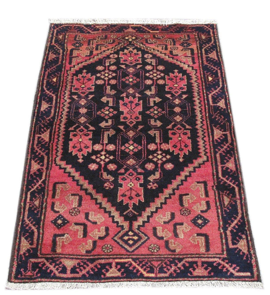 Luxurious 3x5 Authentic Hand-knotted Persian Hamadan Rug - Iran - bestrugplace