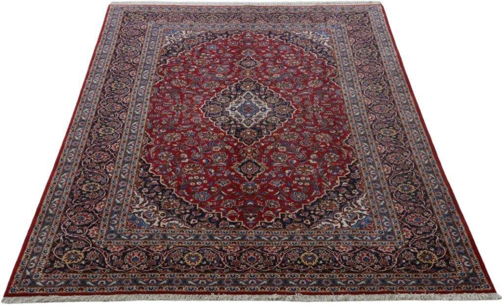8x12 Authentic Hand-knotted Persian Signed Kashan Rug - Iran - bestrugplace