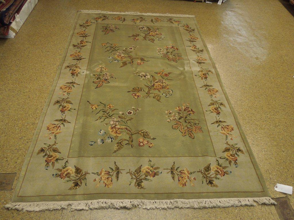 6x9 Wool & Silk Rug - China - bestrugplace
