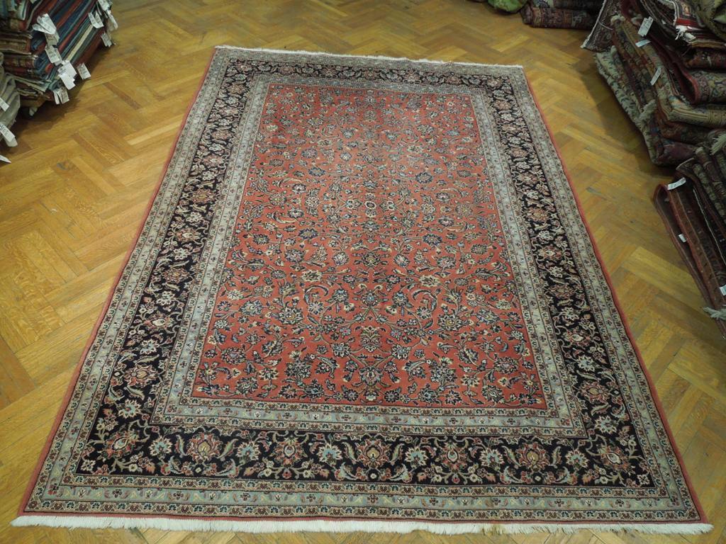 8x12 Authentic Hand Knotted Semi-Antique Persian Tabriz Rug - Iran - bestrugplace