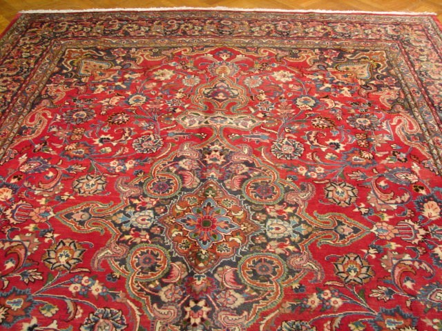 9' x 13'  Old Persian Mashad Rug 5909