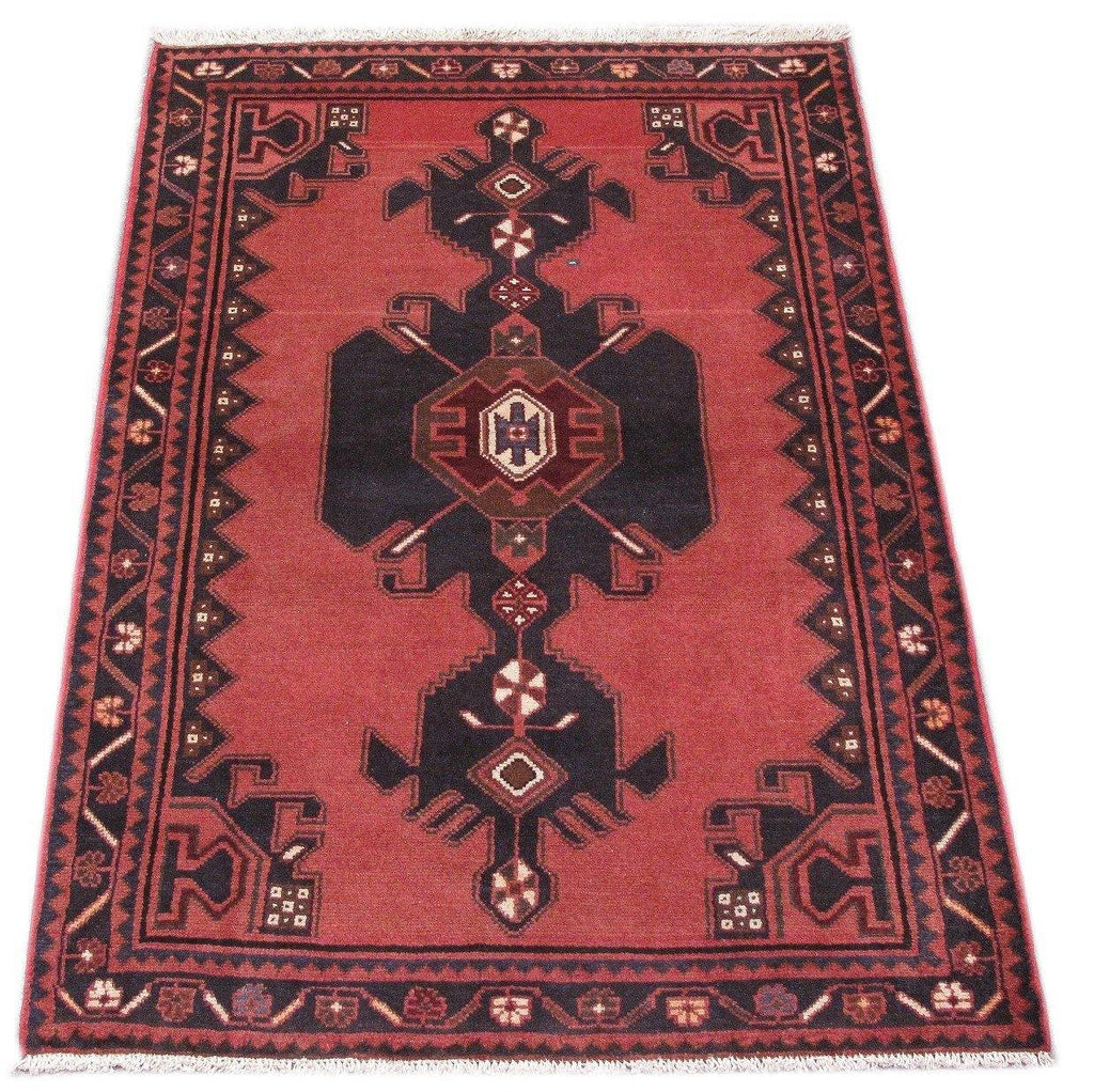 Luxurious 4x5 Authentic Hand-knotted Persian Hamadan Rug - Iran - bestrugplace