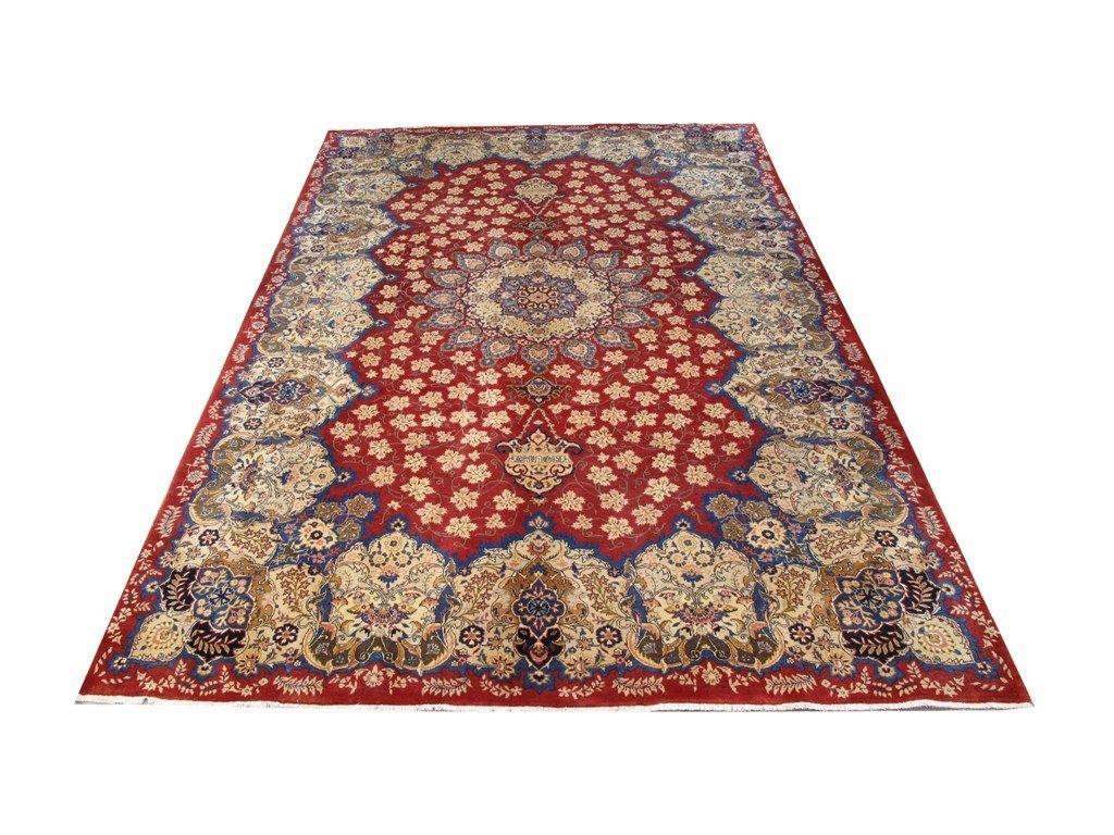 8x12 Authentic Hand Knotted Persian Kashan Rug - Iran - bestrugplace