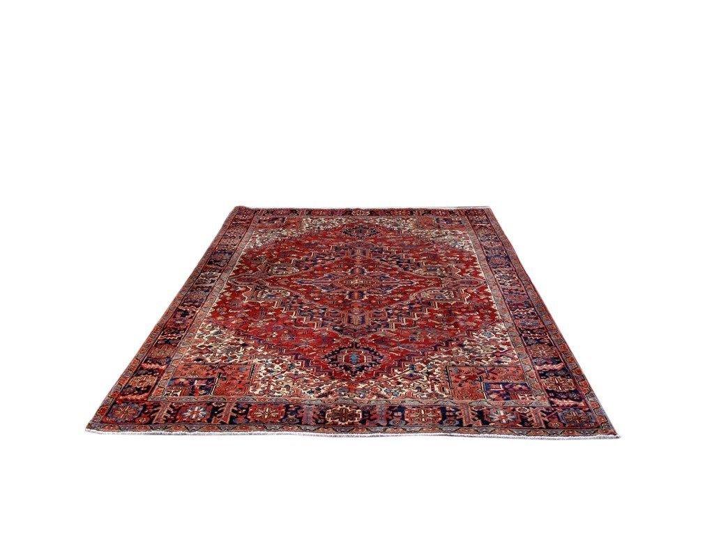 9x11 Authentic Hand Knotted Persian Heriz Rug - Iran - bestrugplace