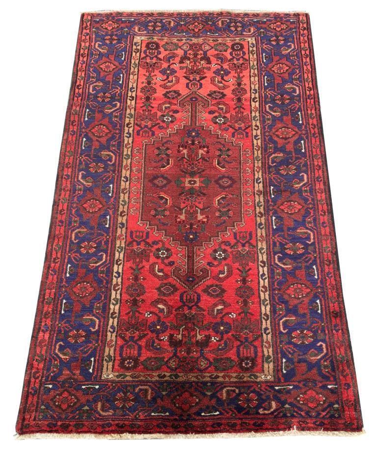 4' x 7' Red Persian Zanjan Rug.jpg