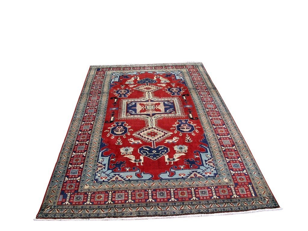 6.10 x 10.7 Red Persian Ardebil Rug 80840