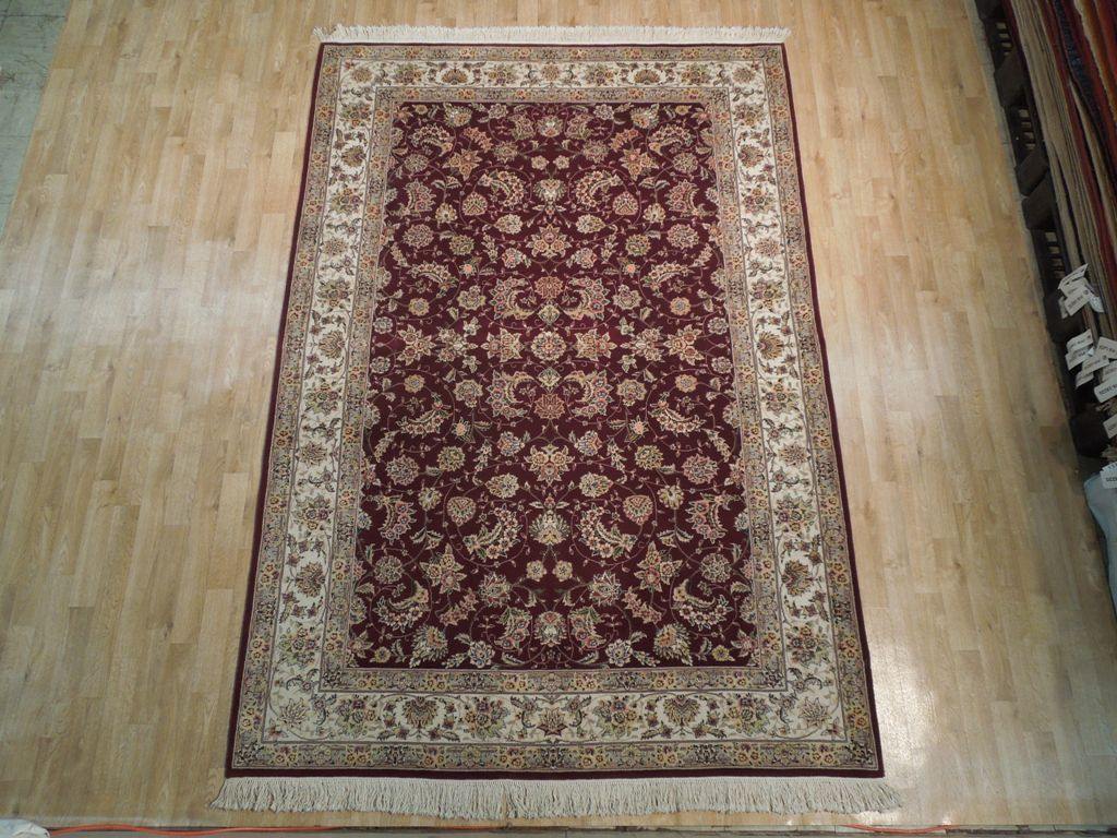 Dazzling 6x9 Authentic Handmade Wool & Silk Fine Quality Rug - China - bestrugplace