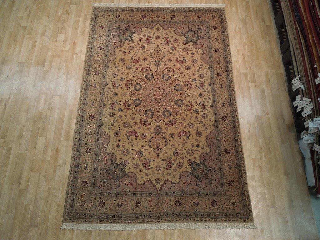 Dazzling 6x9 Authentic Handmade Wool & Silk Fine Quality Rug - China - bestrugplace