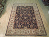 Load image into Gallery viewer, 10.1 x 7.11 Black Vegetable Dyed Chobi Rug 72522