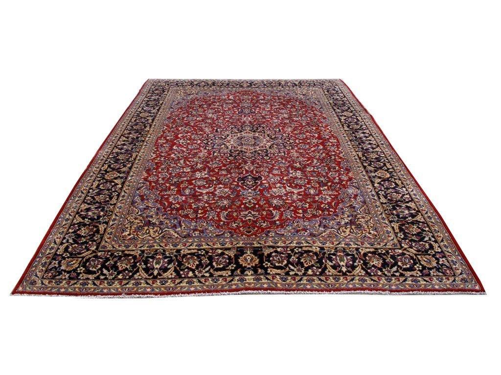 10x14 Authentic Hand Knotted Persian Isfahan JAJAFABAD Rug - Iran 80992 - bestrugplace