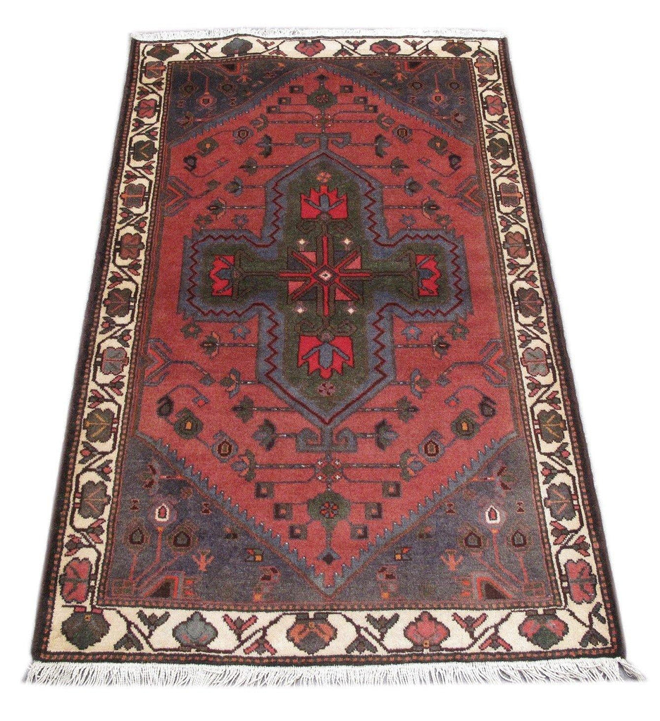 Luxurious 4x6 Authentic Hand-knotted Persian Hamadan Rug - Iran - bestrugplace