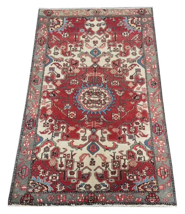 5x8 Authentic Hand-knotted Persian Hamadan Rug - Iran - bestrugplace