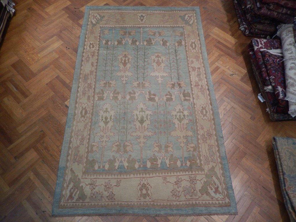 7x11 Semi-Antique Oushak Rug - Turkey - bestrugplace