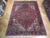 Load image into Gallery viewer, Red 9' x 12' Semi-Antique Persian Heriz Rug Iran - bestrugplace