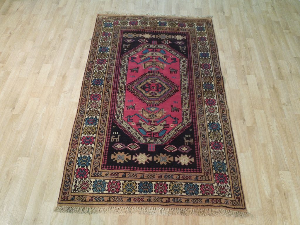 4 x 6.5 Top Quality Soft Russian Kazak Rug 72639