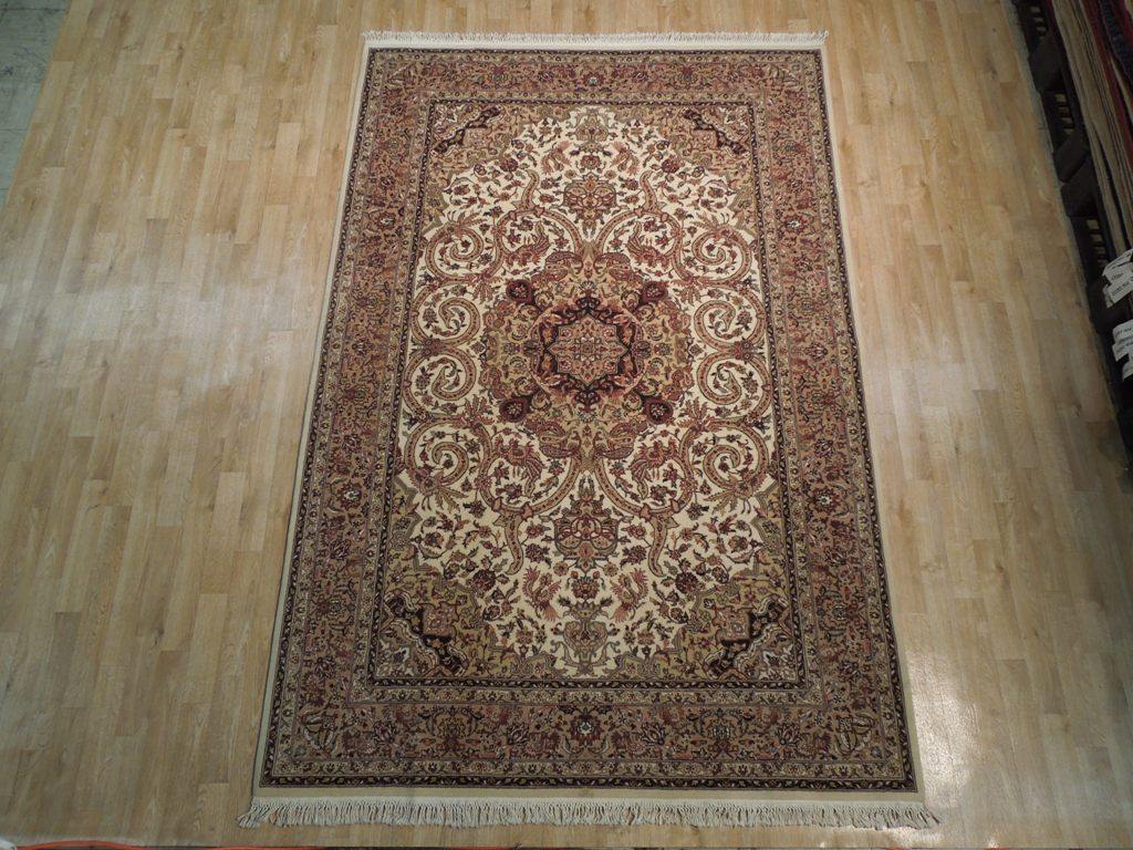 Dazzling 6x9 Authentic Handmade Wool & Silk Fine Quality Rug - China - bestrugplace