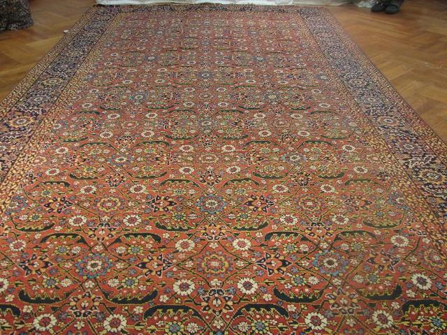 8' x 23' ANTIQUE Persian SOLTANABAD MAHAL Long Runner Rug 1900's 11823