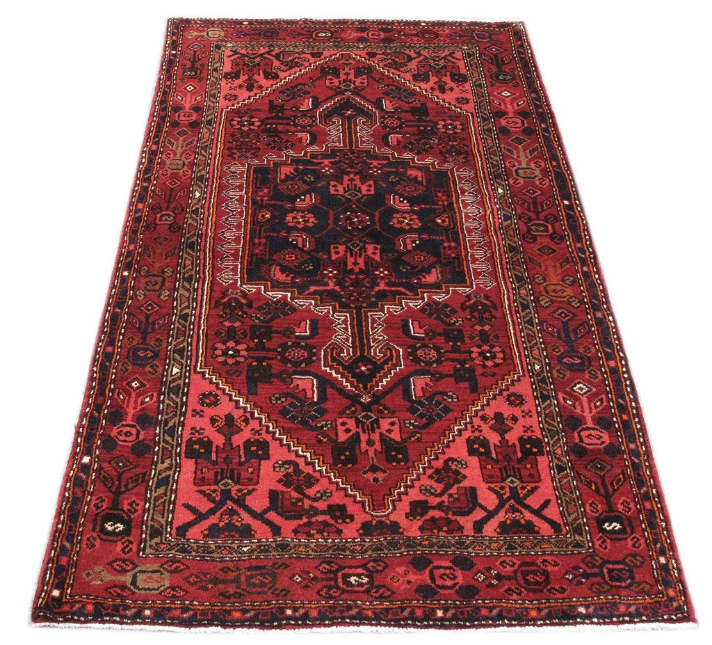 Luxurious 4x7 Authentic Hand-knotted Persian Hamadan Rug - Iran - bestrugplace